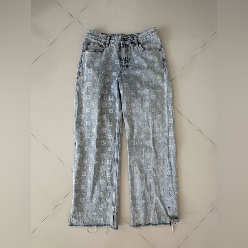 Ksubi Low Rider Monogram Jeans, size 25, LIGHTLY WORN